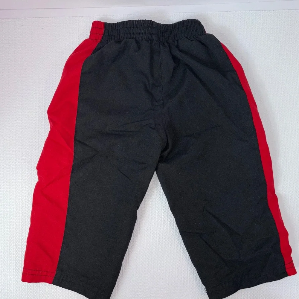 Nike Infant Tracksuit Set Jacket Pants Red Black White 12M Outfit - Picture 5 of 6